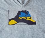 Lift Up Ukraine 'Helping Hands' (Ladies V Neck) by ONE on 1 Design